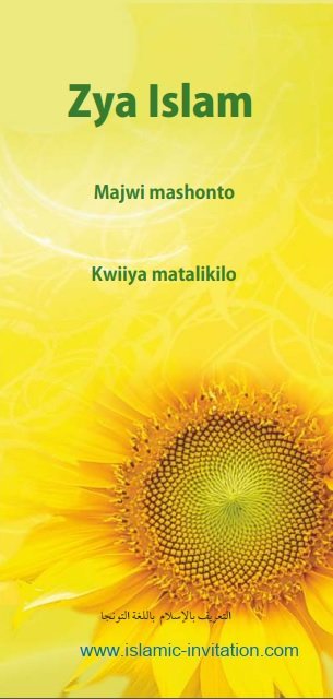 Zya Islam  Majwi mashonto Kwiiya matalikilo