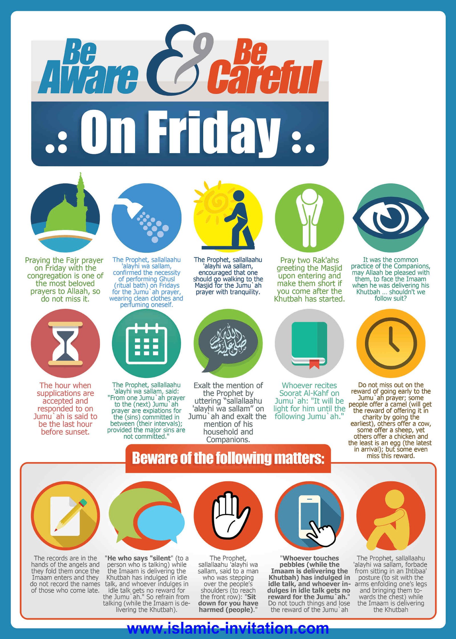 Be Aware and Be Careful on Friday - Poster