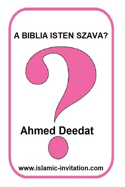 A BIBLIA ISTEN SZAVA?