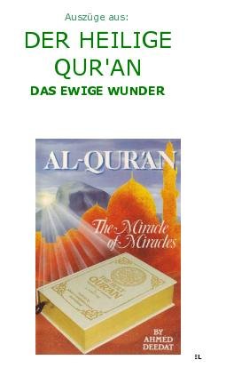 Der Quran das ewige Wunder