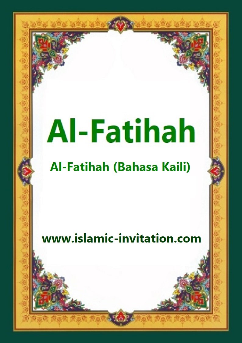 Al-Fatihah (Bahasa Kaili)