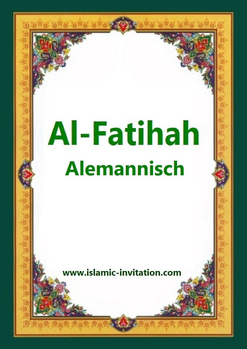 Al-Fatihah Alemannisch