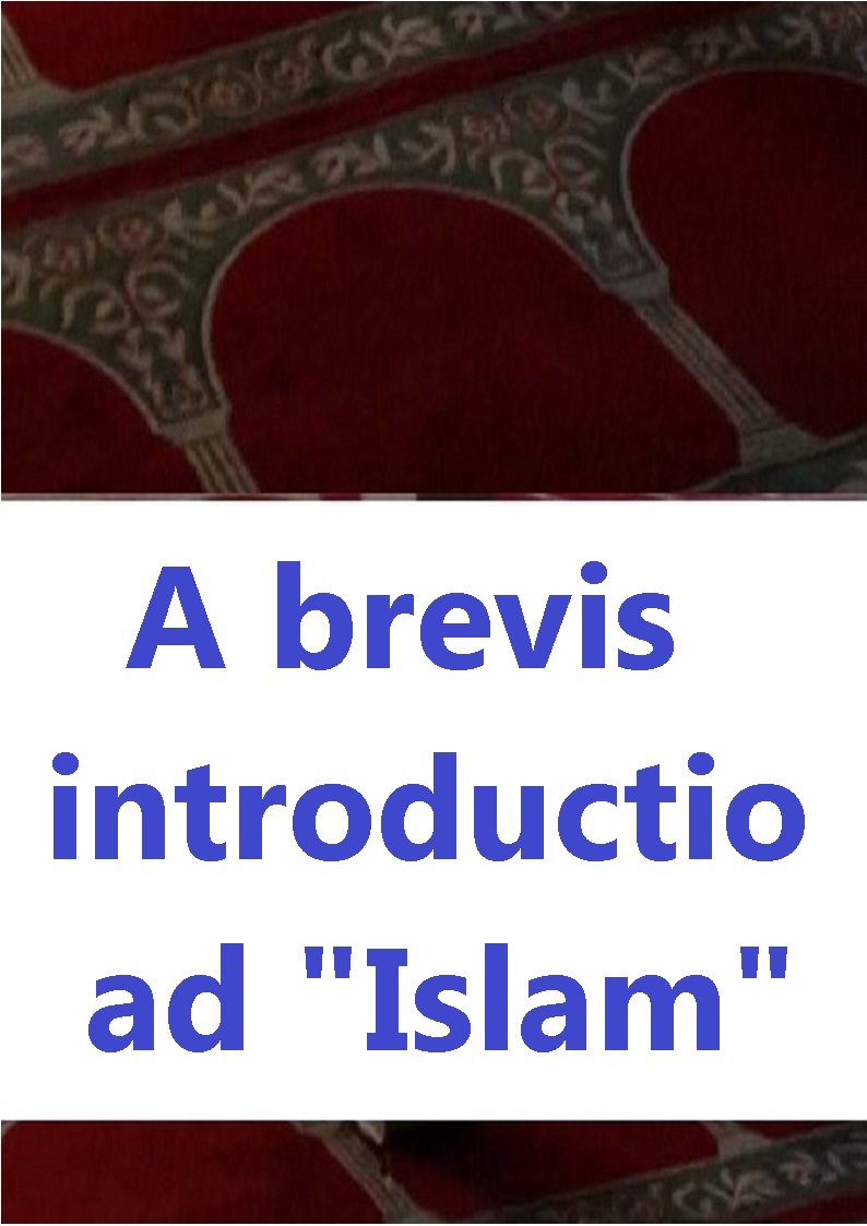 A brevis introductio ad "Islam"