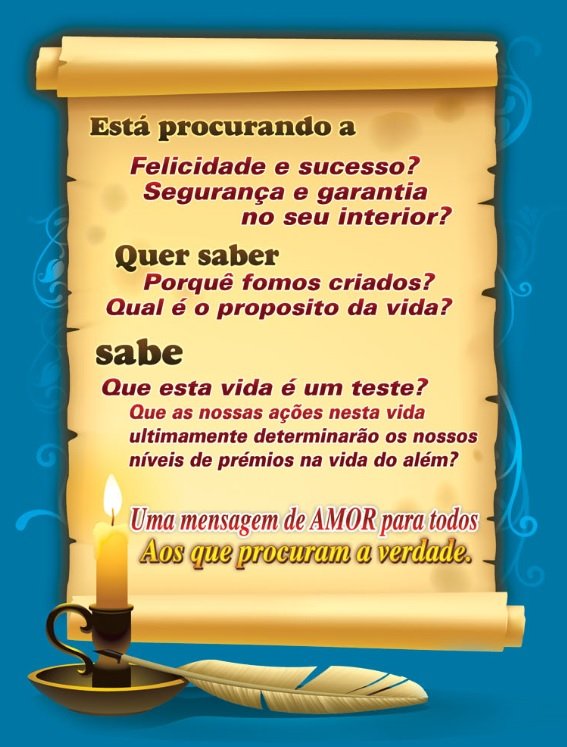 Uma mensagem de amor para todos aos que procuram a verdade 