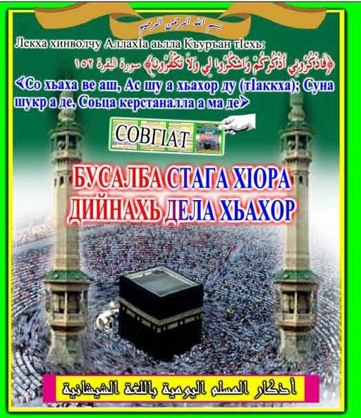 Бусалба стага хіора дийнахь дела хьахор