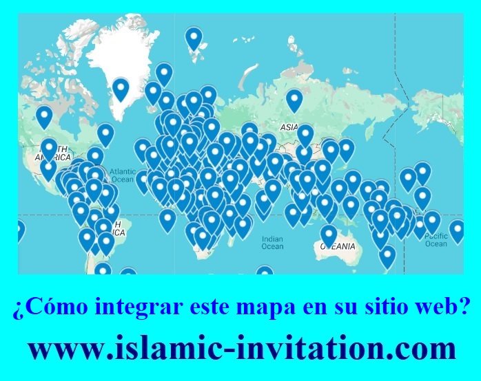 ¿Cómo integrar este mapa en su sitio web?