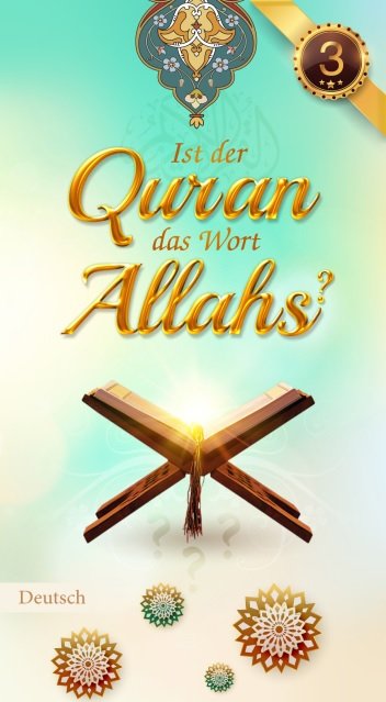 Ist der Quran das Wort Allahs? (Broschüre)