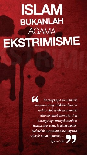 ISLAM BUKANLAH AGAMA EKSTRIMISME 