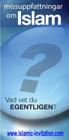 Missuppfattningar om Islam - Vad vet du EGENTLIGEN? (broschyr) 