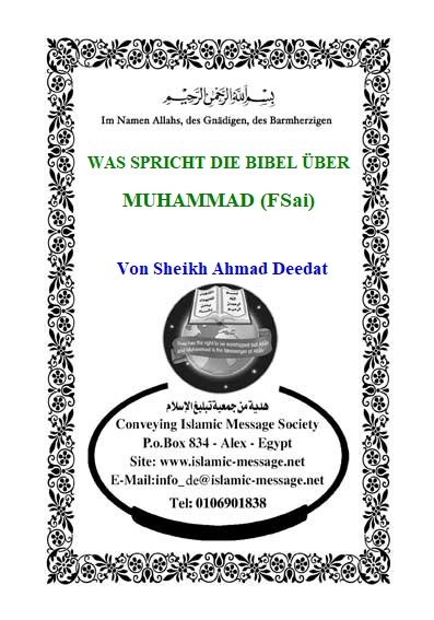 WAS SPRICHT DIE BIBEL ÜBER MUHAMMAD (FSai)