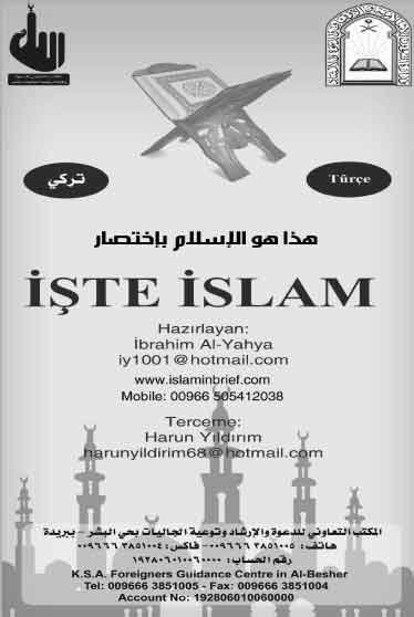 İşte İslâm'ın Özeti 