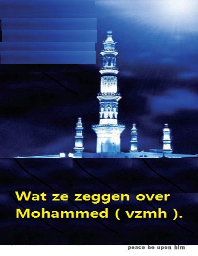 Wat ze zeggen over Mohammed (vzmh)